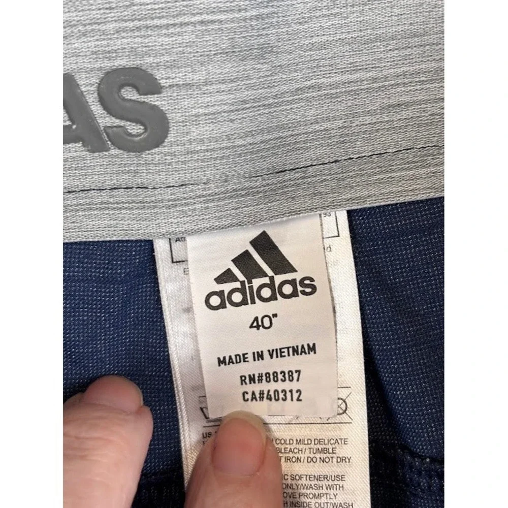 Adidas Golf Shorts Mens 40 Blue Two-Tone Athletic‎ Casual Activewear
